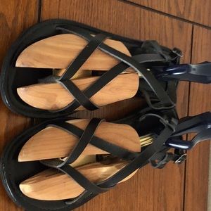 Montgomery bay club black sandals.